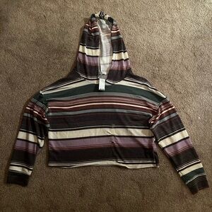 Striped Multicolor Women's Hoodie